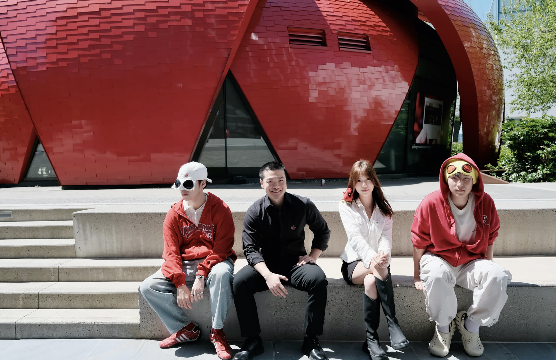 Very Good Studio Inc. team sitting together